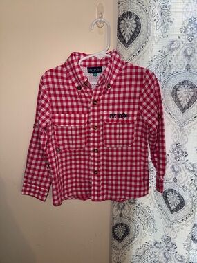 Kids Prodoh Pink Plaid Button-Up Shirt